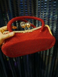 Beutiful Red Diamond Handbag