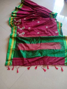 Nath Red Saree For Sale