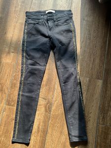 Zara Sparkle Side Jeans 8-10 years