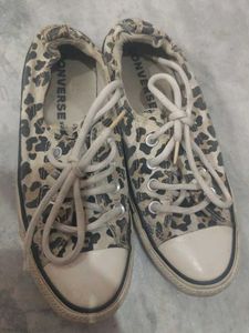 Converse Leopard Print Casual Shoes