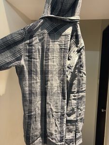 Hooded Flannel Shirt