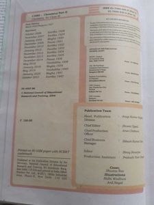 Chemistry NCERT Class 11 Part 1 and 2 (COVERED)
