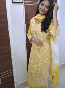 New Lime green kurta set ✨