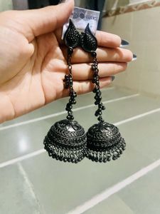Navratri Style Oxidised Earrings