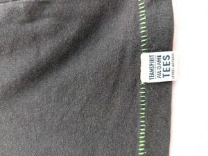 Teamspirit Black Printed Tee