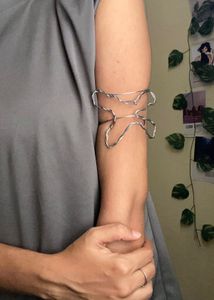 Y2k Silver Handcuff