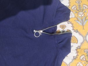 Royal Blue Crop Top