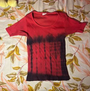 red vintage top
