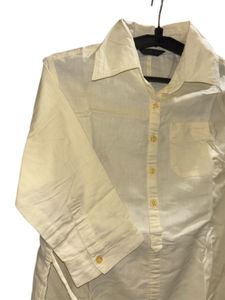 Cream Tunic Top with Tie