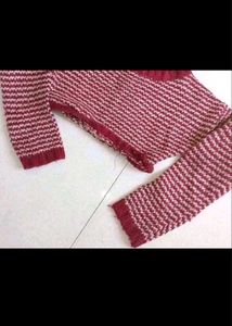 Cropped Knit Sweater