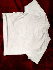 Graphic Print Crop Top