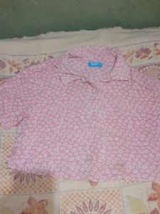 Floral Crop Shirt