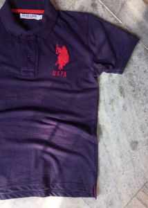 USPA Purple Polo T-Shirt