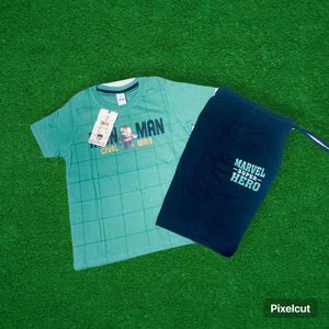 Combo Of 5 T-shirt Shorts Suit