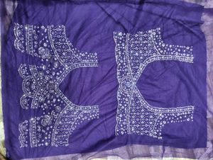 Purple Sequin Lehenga Choli