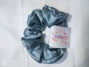 Stylish Blue Scrunchie