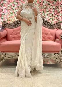 Saree With Poncho