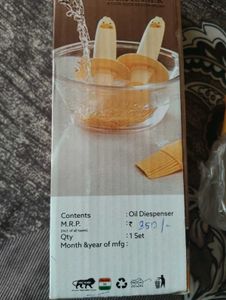 Oil Dispenser With Brush