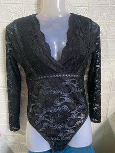 Black Lace Bodysuit