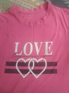 Pink LOVE Graphic Tee