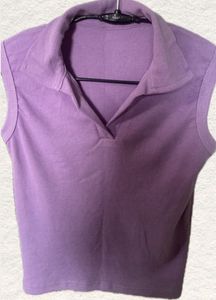 Lavender Sleeveless Top