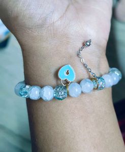 🩵 Heart of the Frozen Ocean 🌊 Bracelet