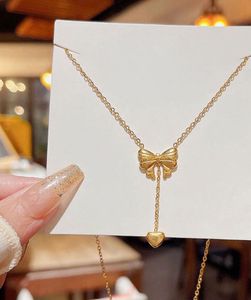Heart Themed Bow inspired Pendant Necklace🎀🎀