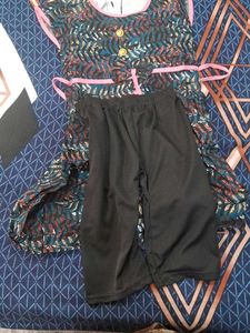 Leafy Print Frock For Summer