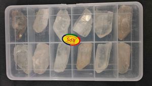natural raw himalayan clear quartz box