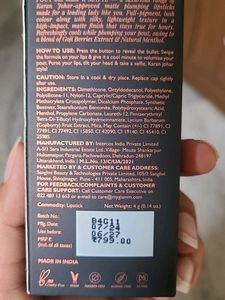 MyGlamm Pout Matte Lipstick