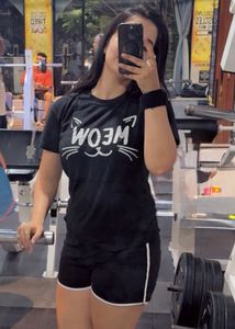Cute Meow T-Shirt & Shorts