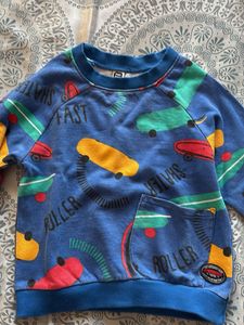 Skate Print Kids Sweatshirt