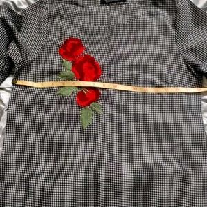 Floral Embroidered Mini Dress