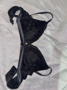 Black Lace Bra