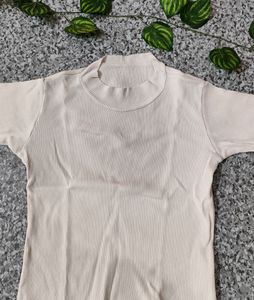 White Crop Top