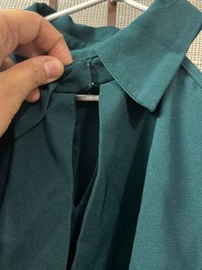 Eavan Halter Neck Teal Top