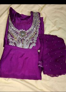 Purpel Colour   3piece