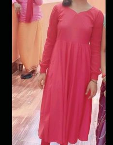 Elegant Red Ethnic Gown