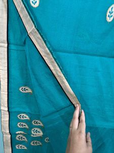 Khat Saree - Sea Green