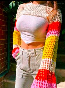Handmade Multi Colour Shrug Sleeves