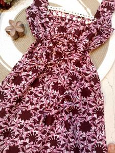 🆕 Fastival Corset Long Sleeveless Kurti 🎀✨