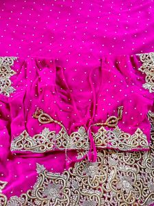 Pure Zardozi Wedding Saree