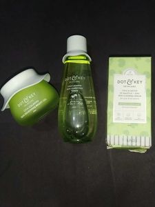 Dot & Key Night Gel, Toner, Serum