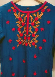 Blue Color Kurti For Girl Or Women 36 Bust