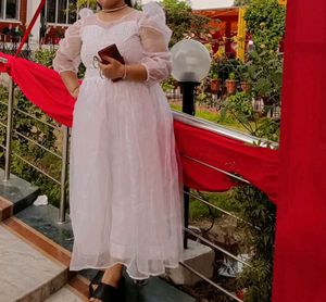 White Tulle Midi Dress - Romantic &amp; Chic