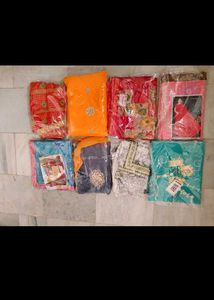 8 Sarees In Combo