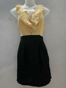 Korean Ruffled Sleeveless Dress