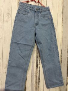 Ice Blue Mom Fit Denim