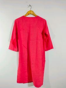 Peach Printed Kurta (Women&#39;s)