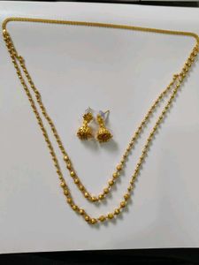 Gold Plated Jewellery Set